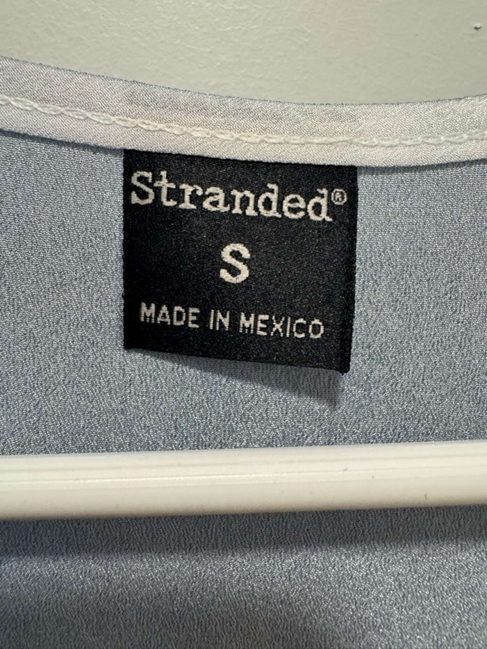 Stranded Light Blue Tank Top - Picture 2 of 4